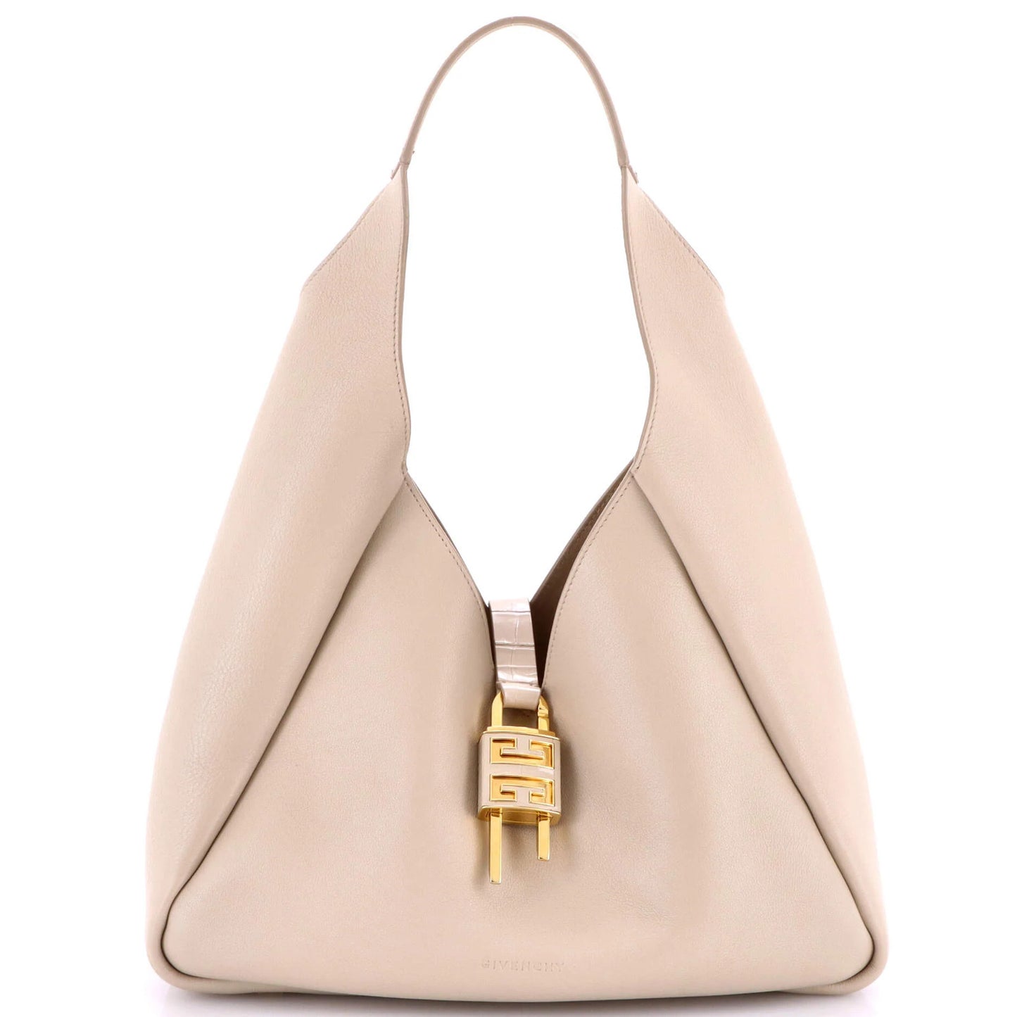 Givenchy Padlock Hobo Leather Medium
