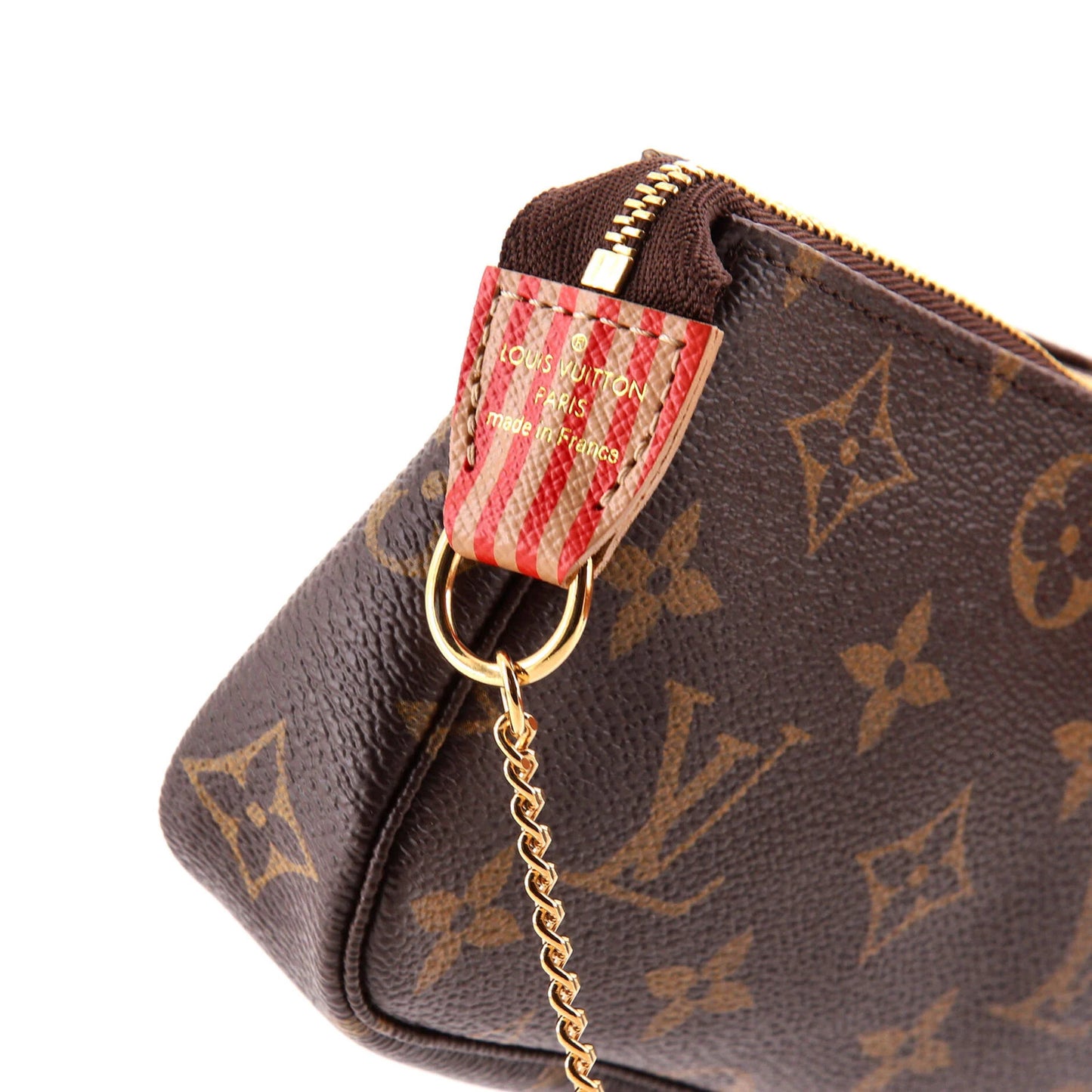 Louis Vuitton Pochette Accessoires Limited Edition Vivienne Xmas Monogram Canvas