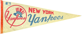 Banner Vintage New York Yankess White Pennant