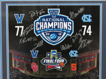 Villanova 2016 Ncaa Champs Multi-Signed 16X20