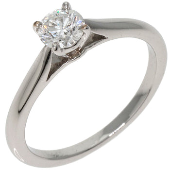 Cartier   Ring Solitaire Diamond # 45 Platinum