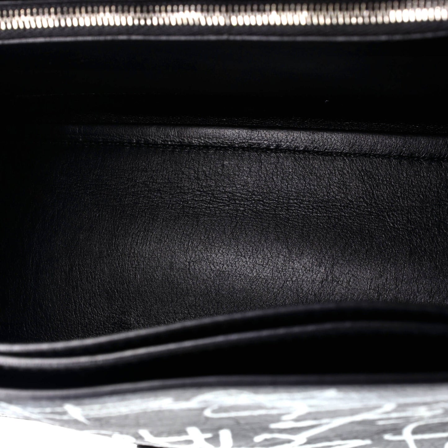 Balenciaga Graffiti Crush Chain Flap Bag Leather Medium