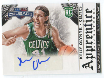 2013-14 Panini Crusade Rookie Card #20 Kelly Olynyk Autographed Card
