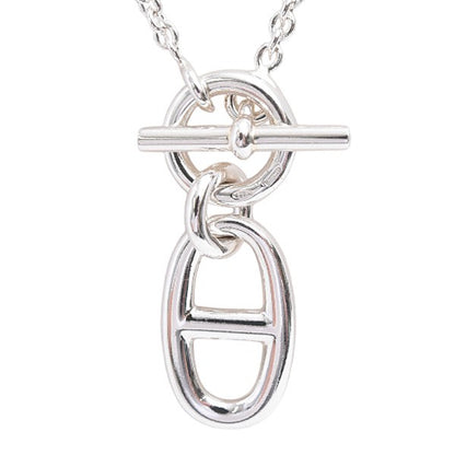 Herms Amulette Chane D'Ancre Necklace Sv925 Silver