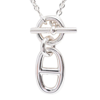 Herms Amulette Chane D'Ancre Necklace Sv925 Silver