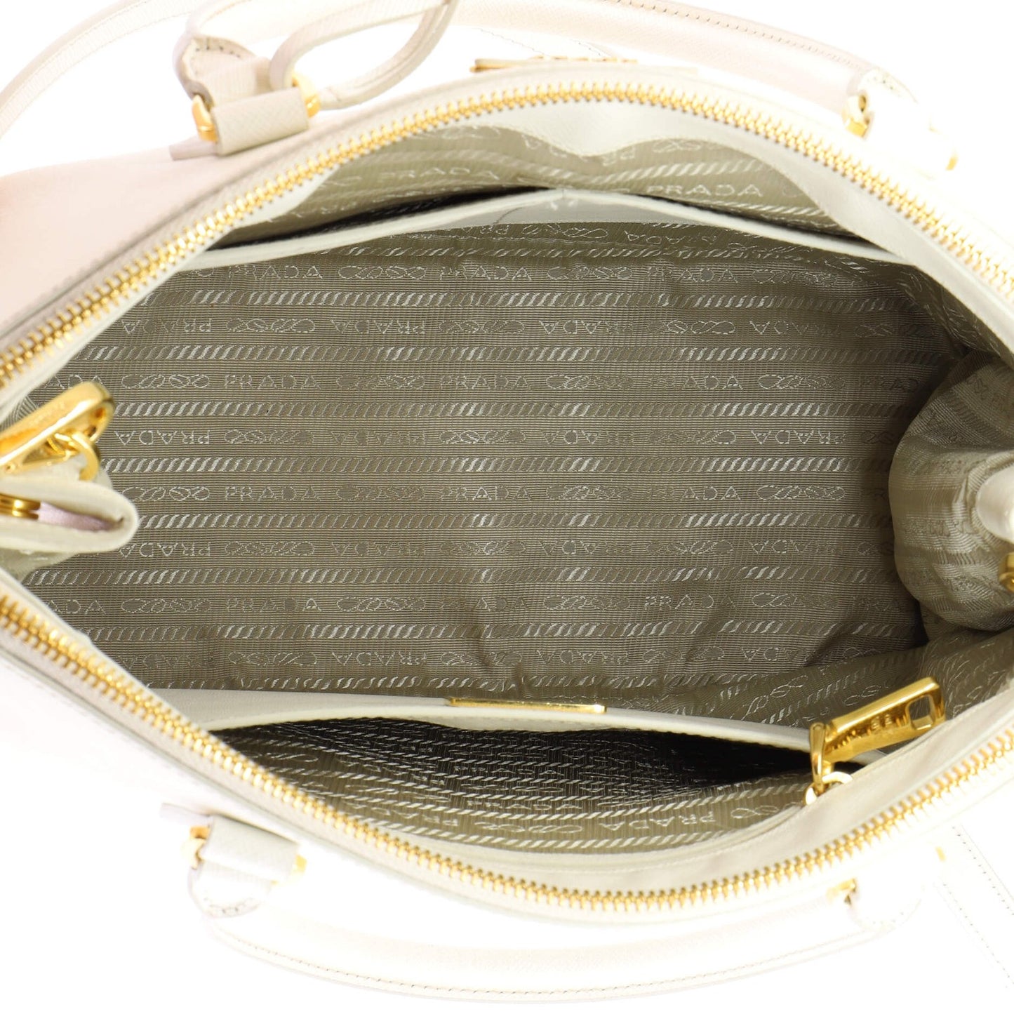 Prada Galleria Double Zip Tote Saffiano Leather Medium