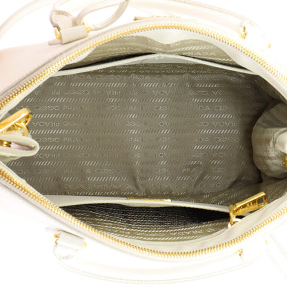 Prada Galleria Double Zip Tote Saffiano Leather Medium