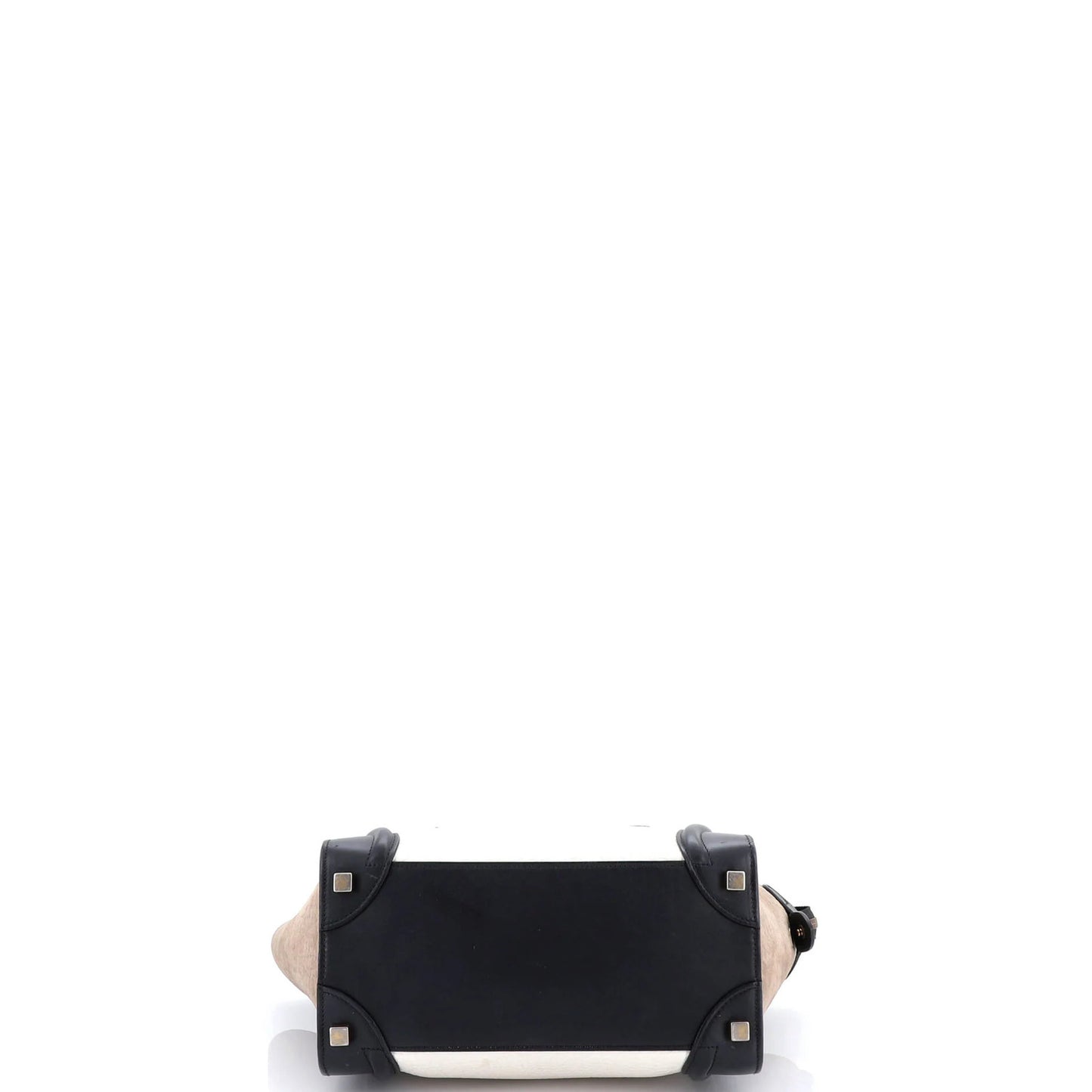 Celine Luggage Bag Canvas And Leather Mini