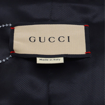 Gucci Women'S Button Up Belted Long Coat Tweed