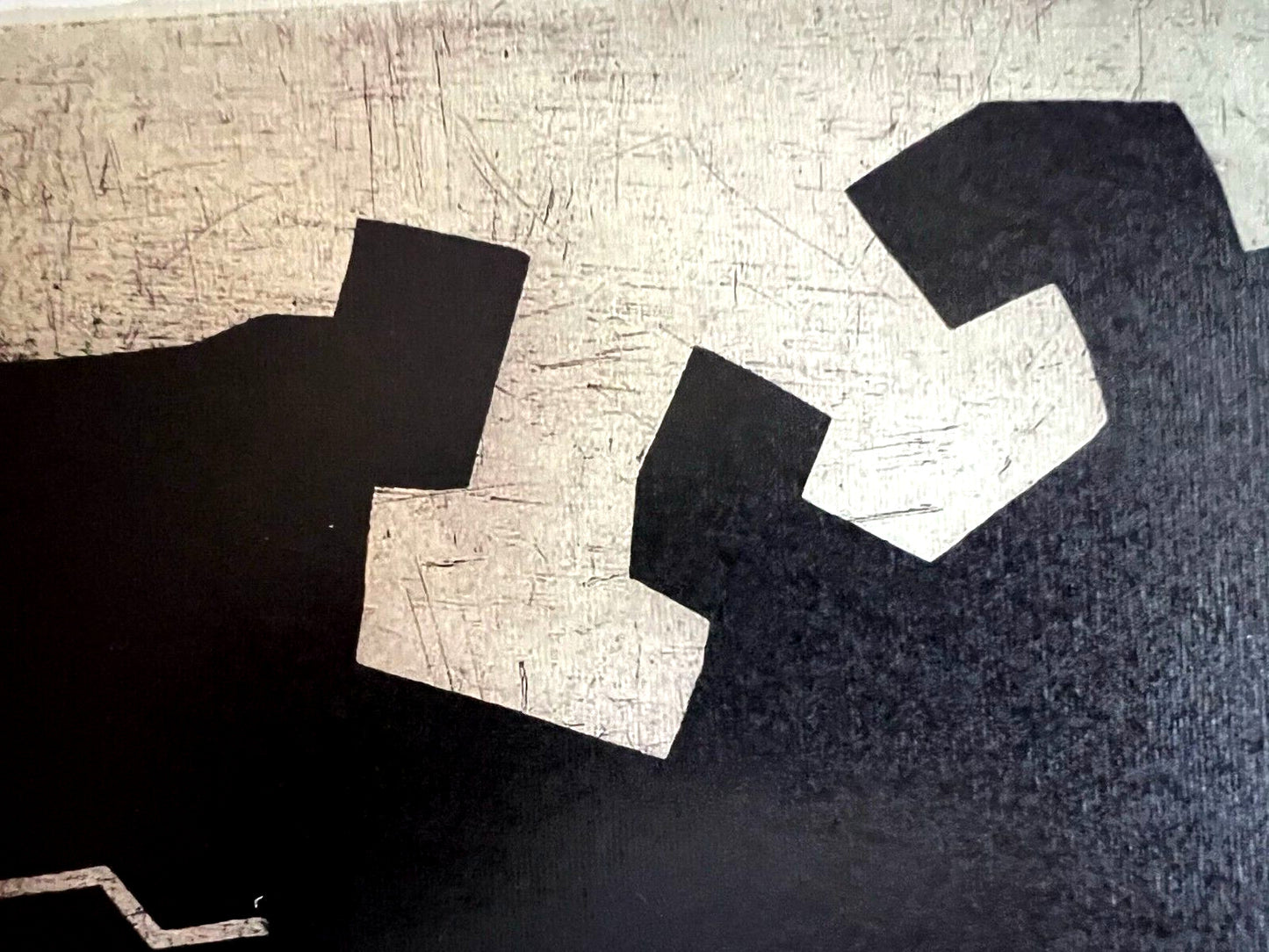Eduardo Chillida Lithograph Coa Signed Numbered By Hand 180 Ex