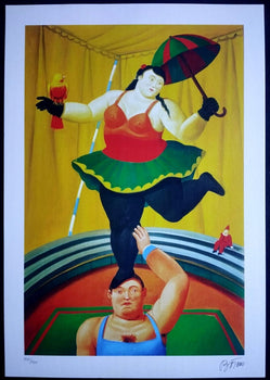 Fernando Botero Lithograph Coa Numbered
