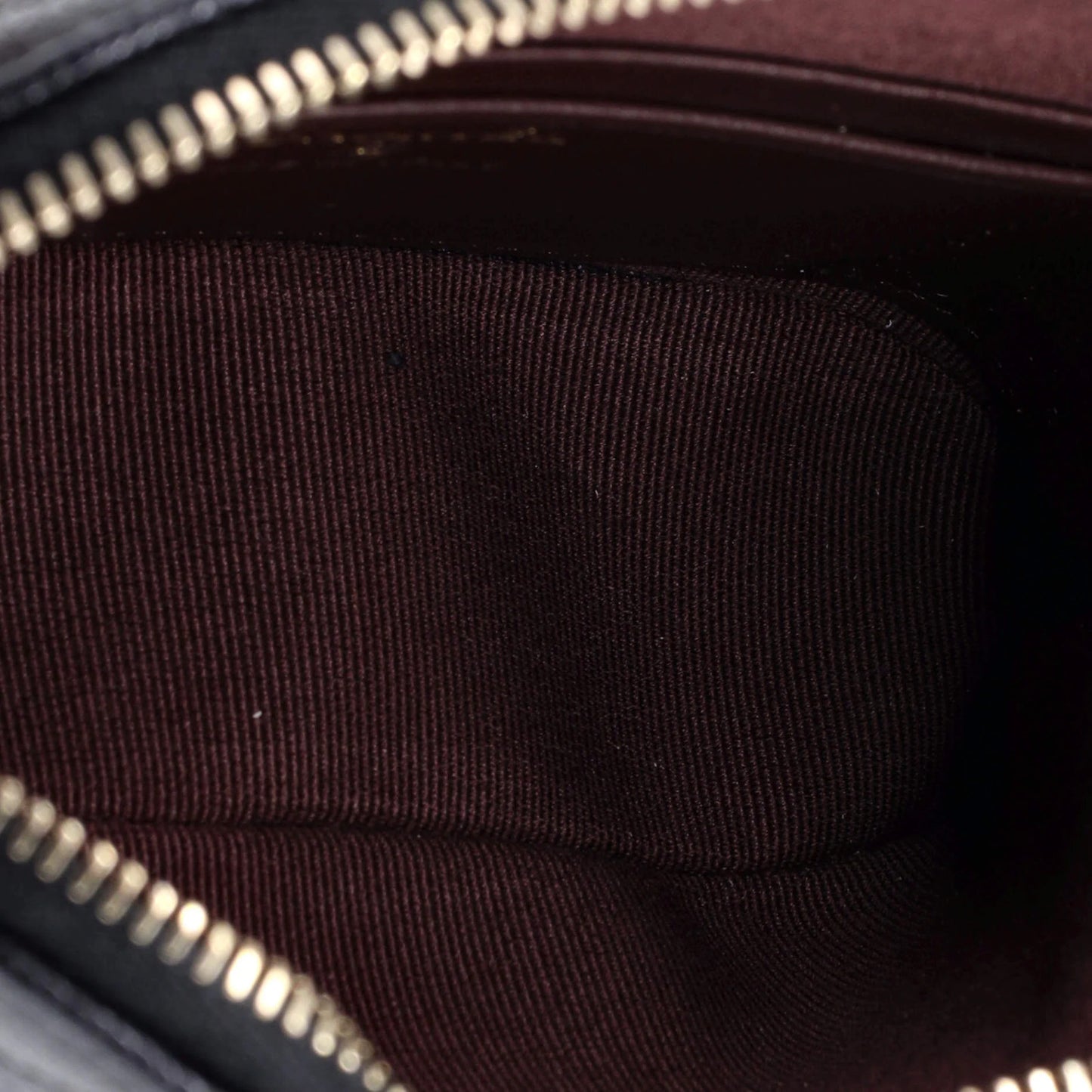 Chanel Cc Dome Zip Clutch With Chain Quilted Caviar Mini