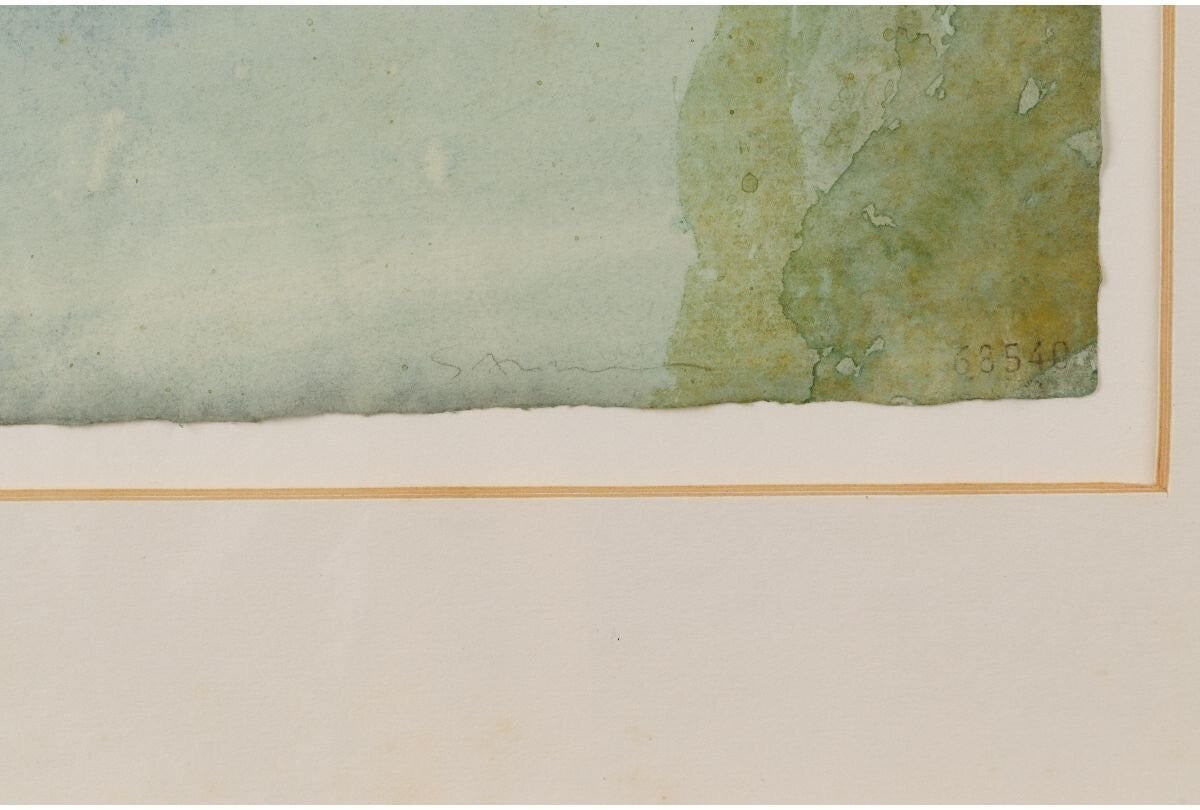 Gottfried Salzmann Original Painting Watercolor