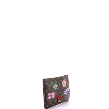Louis Vuitton City Pouch Limited Edition Patches Monogram Canvas