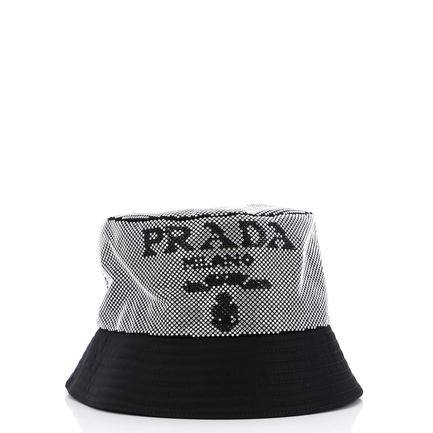 Prada Bucket Hat Crystal Embellished Re-Nylon