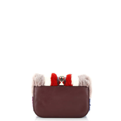 Valentino Garavani Glam Lock Shoulder Bag Mink Small