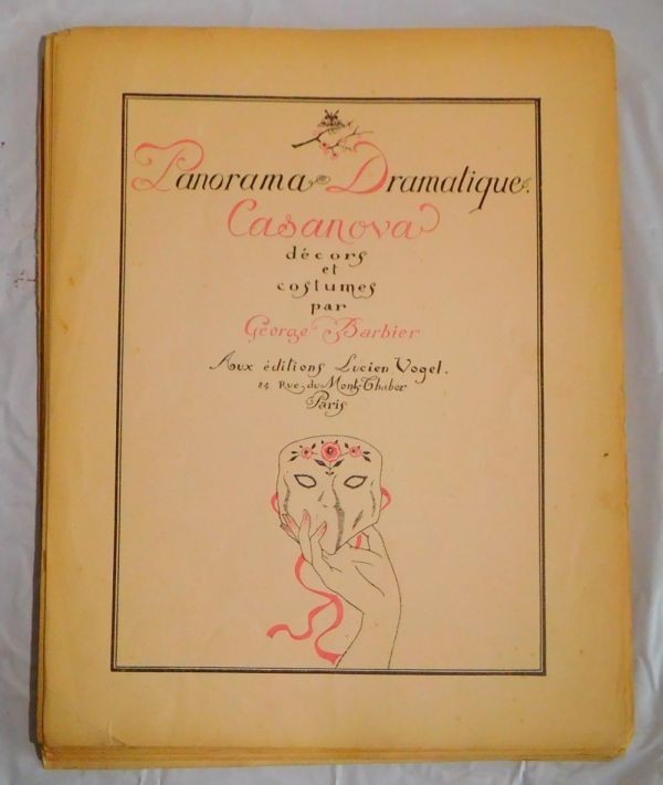 1921 George Barbier Casanova Panorama Dramatique Complete 24 Pochoir Plates Art