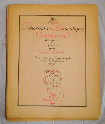 1921 George Barbier Casanova Panorama Dramatique Complete 24 Pochoir Plates Art