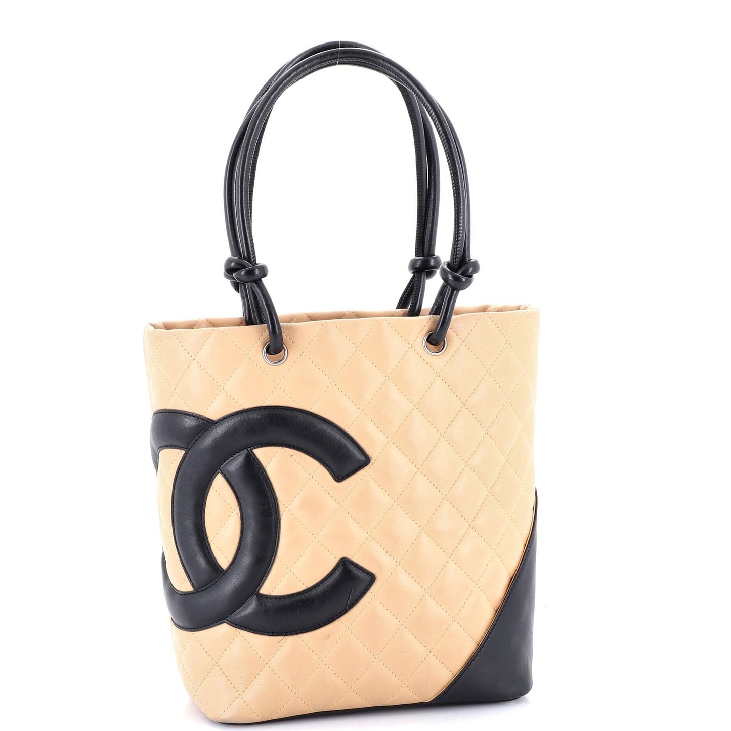 Chanel Cambon Tote Quilted Leather Medium