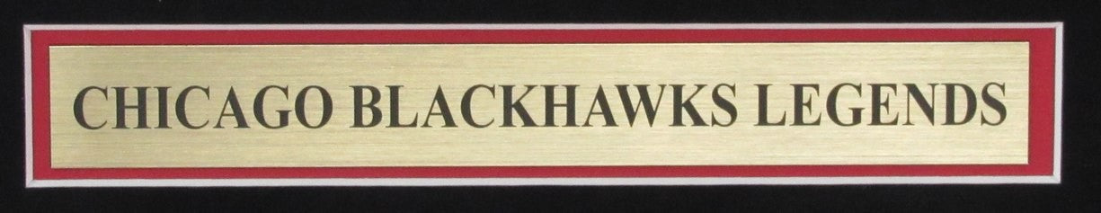 Hull/Mikita/Esposito/Savard Multi-Signed 16X20 Photo Blackhawks Framed Psa/Dna