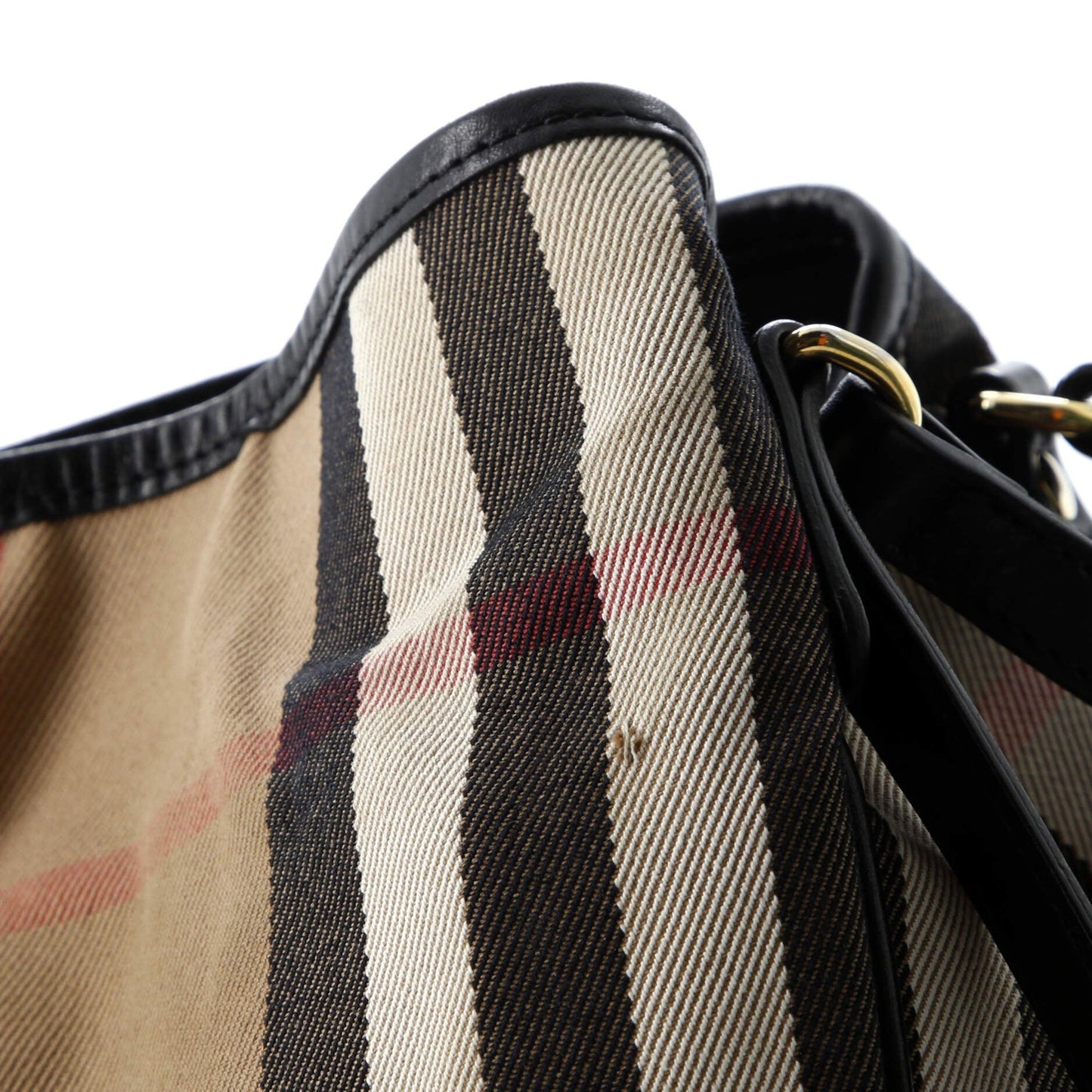 Burberry Canterbury Tote House Check Canvas Small