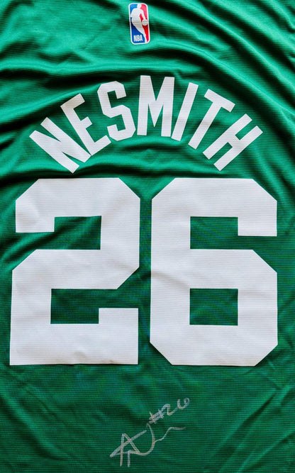 Aaron Nesmith Autographed Authentic Boston Celtics Fanatics Jersey (Jsa)