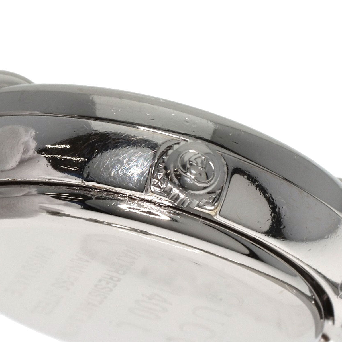 Gucci Round Face Bangle Watches 1400L Stainless Steel/Stainless Steel Ladies