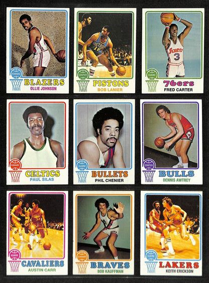 1973-74 Topps Basketball Complete Set (264)