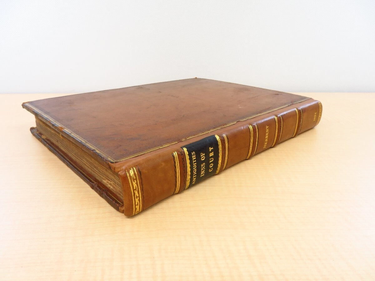 William Herbert: Antiquities Of The Inns Of Court And Chancery 1St Edition 1804