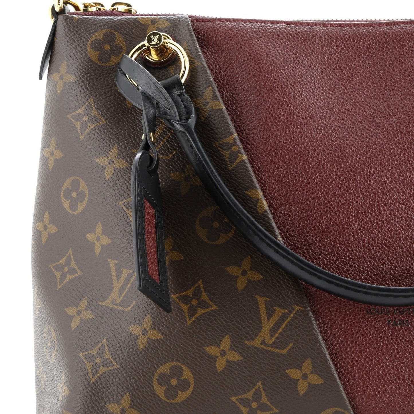 MM Louis Vuitton V Tote Monogram Canvas and Leather
