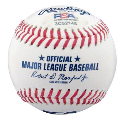 Jimmy Rollins Signed/Auto Oml Baseball Philadelphia Phillies Psa/Dna 189595