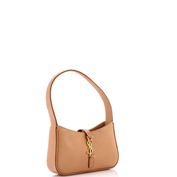 Saint Laurent Le 5 A 7 Hobo Leather Mini