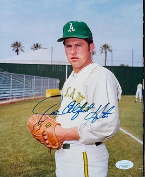 Jim Catfish Hunter Autographed 8X10 Baseball