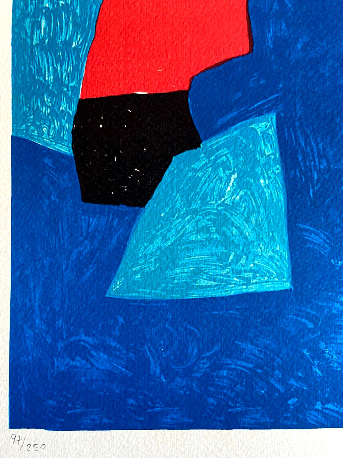 Serge Poliakoff Lithograph Moma Coa Signed Op Numbered In Pencil Piet Mondrian