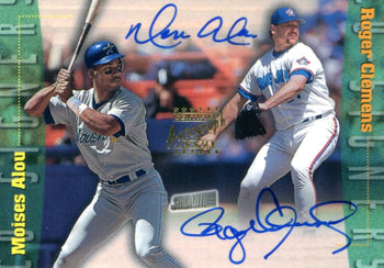 Moises Alou/ Roger Clemens Autographed Topps Card
