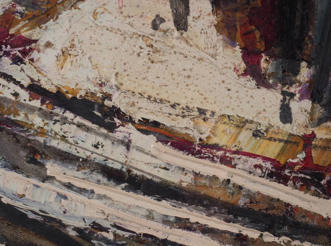 Rodolphe Caillaux (France) - Paris Original Painting Oil On Canvas Signed Framed