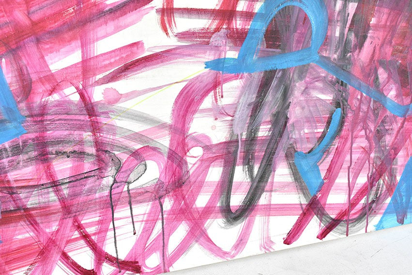 Oki Original Acrylic Board Painting 2001 Contemporary Large Hiroyuki