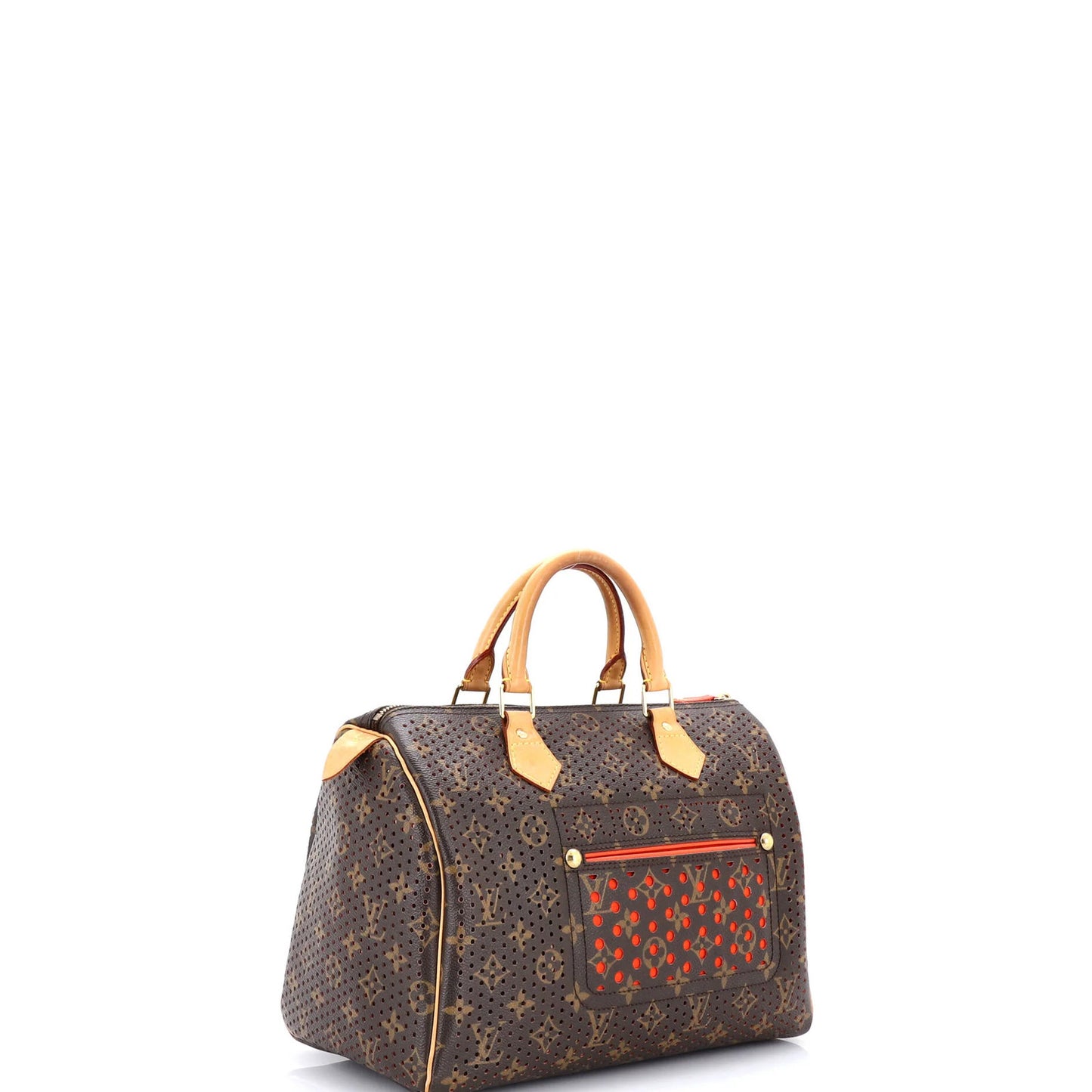 30 Louis Vuitton Speedy Handbag Perforated Monogram Canvas
