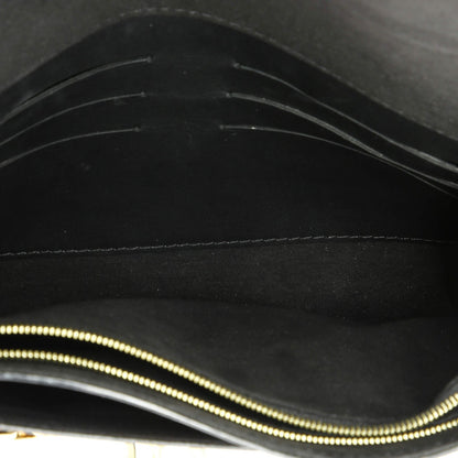 Louis Vuitton Chain Louise Clutch Leather Mm