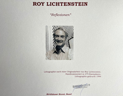 Roy Lichtenstein Lithograph Coa: Hand Numbered 275 Exe