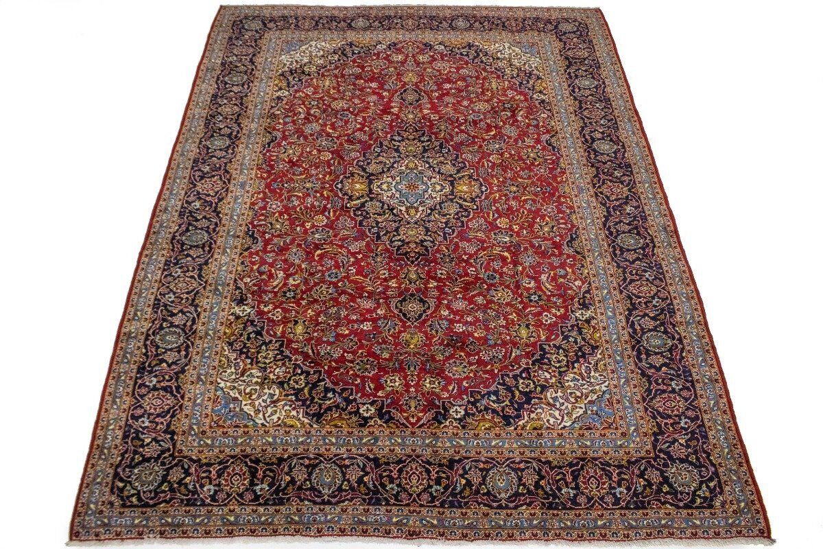 Large Hand-Knotted Vintage Oriental Rug