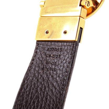 Gucci Gg Marmont Reversible Belt Leather Wide