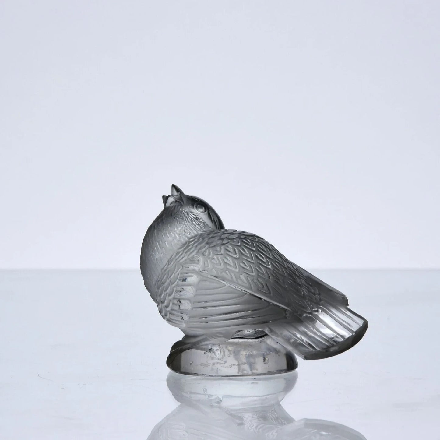 Ren Lalique, 1930 Art Deco sculpture "Chardonneret Moqueur" Vintage Antique