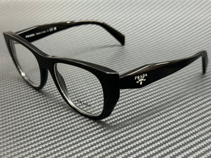 PRADA PR A18V 16K1O1 Black Women's 52 mm Eyeglasses