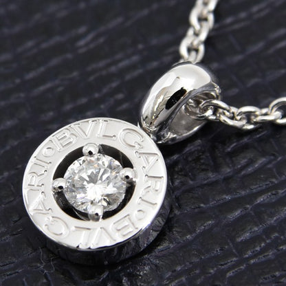 Bvlgari Bulgari 1P Diamond Necklace 750Wg White Gold