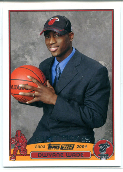Dwyane Wade 2003-04 Topps Rookie Card #225