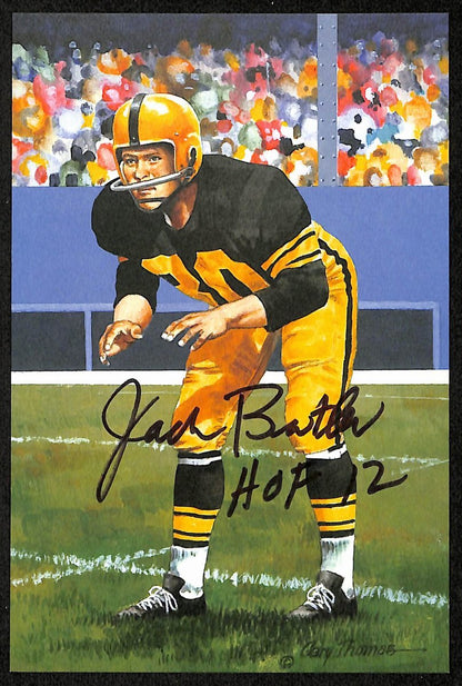 Jack Butler Signed/Inscribed Glac Goal Line Art