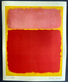 Mark Rothko Lithograph Coa Signed Op Numbered Stamped Collection