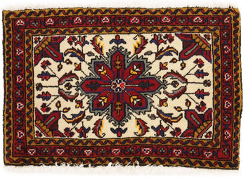 Vintage Handmade Tribal Geometric Oriental Rug