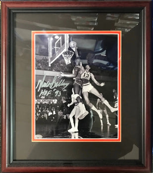 Walt Bellamy Autographed Framed 8X10 Photo